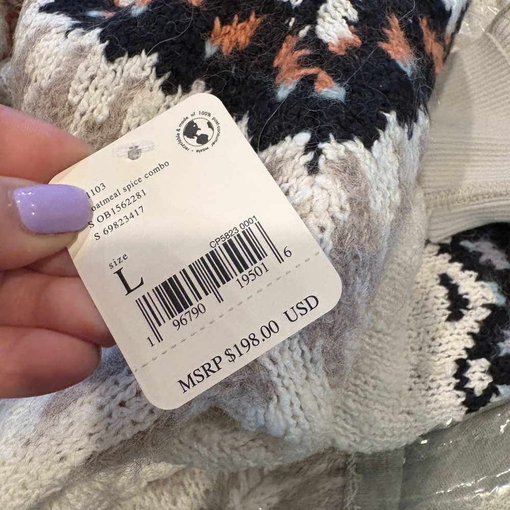FP Movement by Free People Multicolor Knit Turtleneck Sweater - Picture 5 of 5